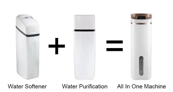 Automatic Central Water Softener and Purifier 2-in-1 Device